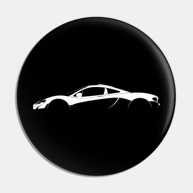 McLaren P1 Silhouette Pin by Car-Silhouettes