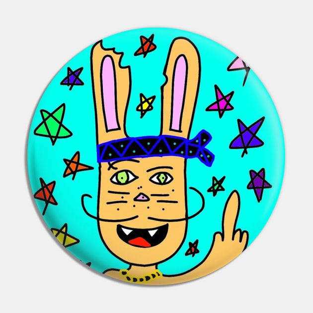 Bad Bunny Pin by mushriah333