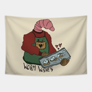 Worm Wishes Tapestry