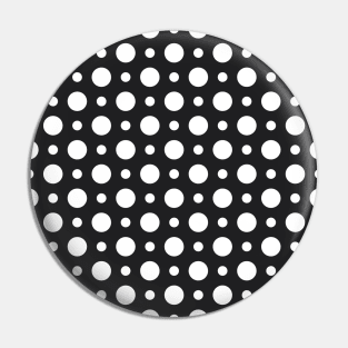 Simple White Dots Pattern Pin