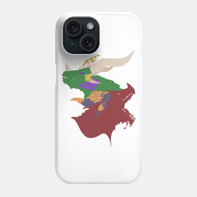 Dragon Sisters Phone Case by Rackham