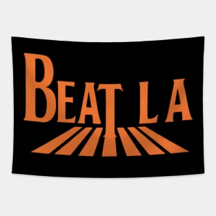 San Francisco Giants Beat LA Front And Back Print - The Beatles John Lennon Tapestry