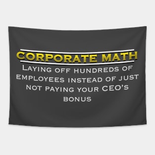 Corporate Math: The Hilarious Hypocrisy Unveiled Tapestry