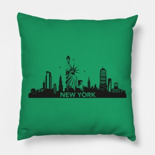 New York City Skyline Pillow