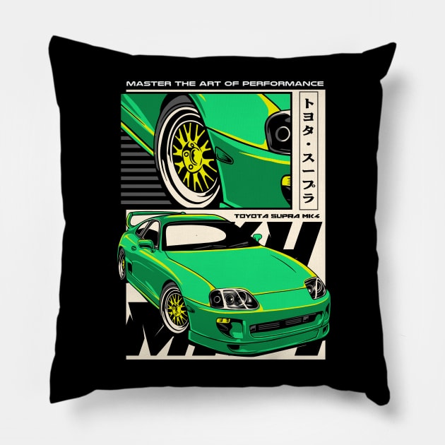 Japanese Supra JDM Pillow by Harrisaputra