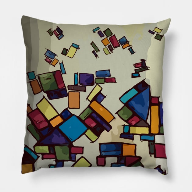 Blocks Pillow by WelshDesigns