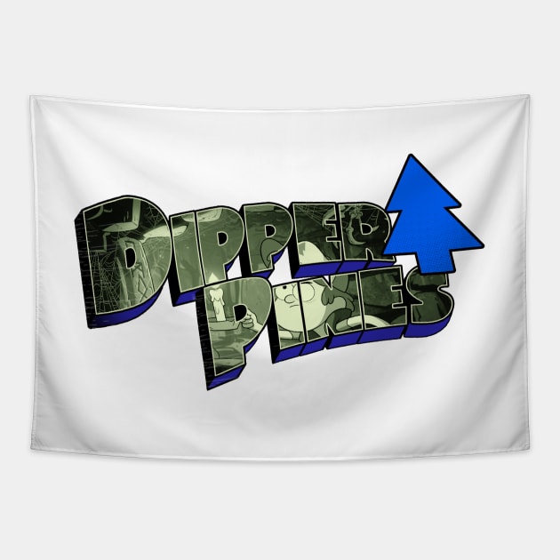Dipper Pines Logo Tapestry by DoctorBadguy