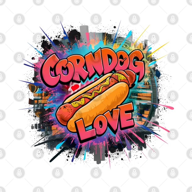 Corndog Love Design by RazorDesign234