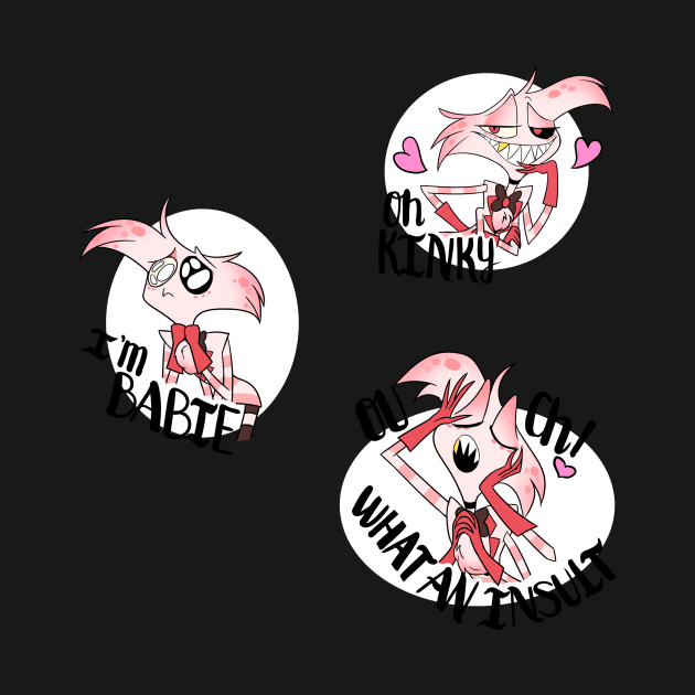 Angel Dust sticker power pack 1 by lemonylol