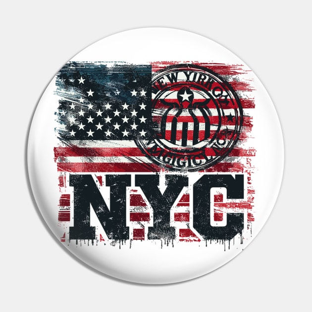 New York City Pin by Vehicles-Art