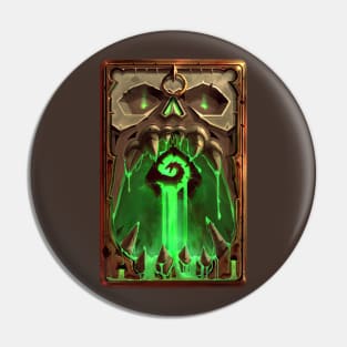 Skull Dungeon Cardback Pin