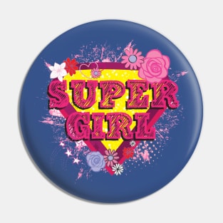 Super Girl Pin