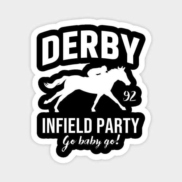 The Derby Infield Party Go Baby Go Magnet by Zimmermanr Liame