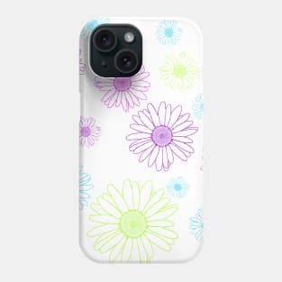 Bright colored daisies Phone Case