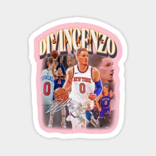 Donte DiVincenzo New York Basketball Vintage Bootleg Graphic Style Magnet