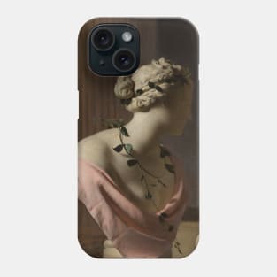Trompe l'Oeil with a Bust of Venus by Caesar van Everdingen Phone Case