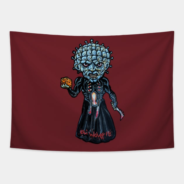 Pinhead Tapestry by eliwolff