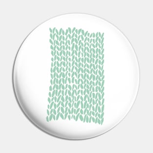 Hand Knit Zoom Mint Pin