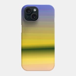 blue yellow black abstract texture Phone Case