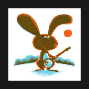 Banjo Bunny White T-Shirt