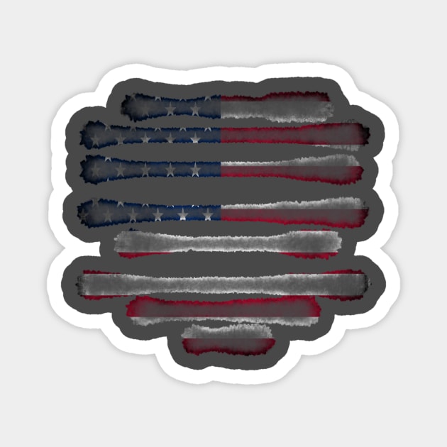 Flag usa Magnet by Cahya. Id