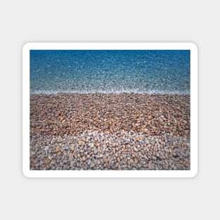 Pebble rocks beach Magnet