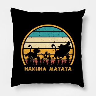 Hakuna Matata Vintage King Pillow