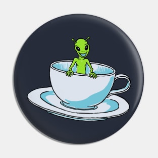 Flying (Cup and) Saucer Pin