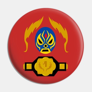 Lucha Champ Pin