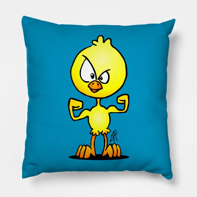 Chick power Pillow by Cardvibes