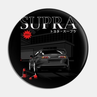 Toyota Supra Black Pin