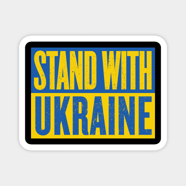 Stand With Ukraine Magnet by fullgrownham