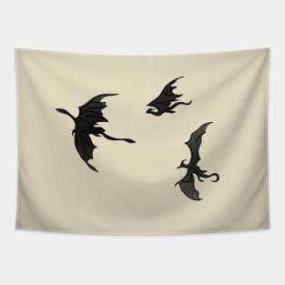 Dragons in Flight Tapestry