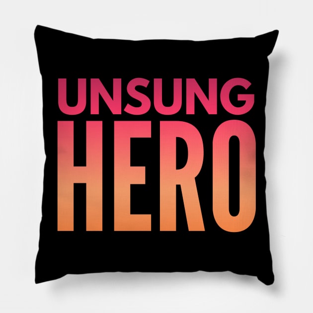 Nurse Unsung Hero Pillow by coloringiship