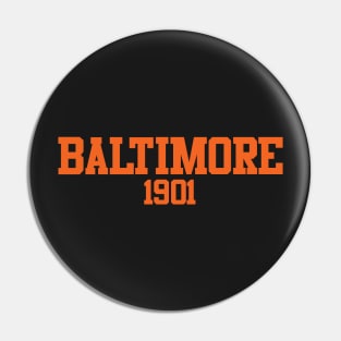 Baltimore 1901 Pin