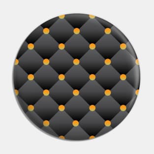 Black pattern Pin