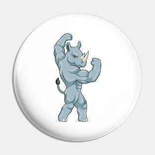 Rhino as Bodybuilder extreme Pin