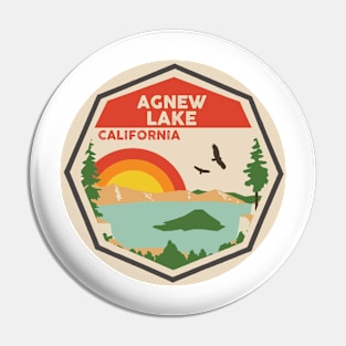 Agnew Lake California Colorful Scene Pin