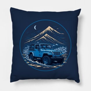 Japanese Big Wave Mountain Pillow