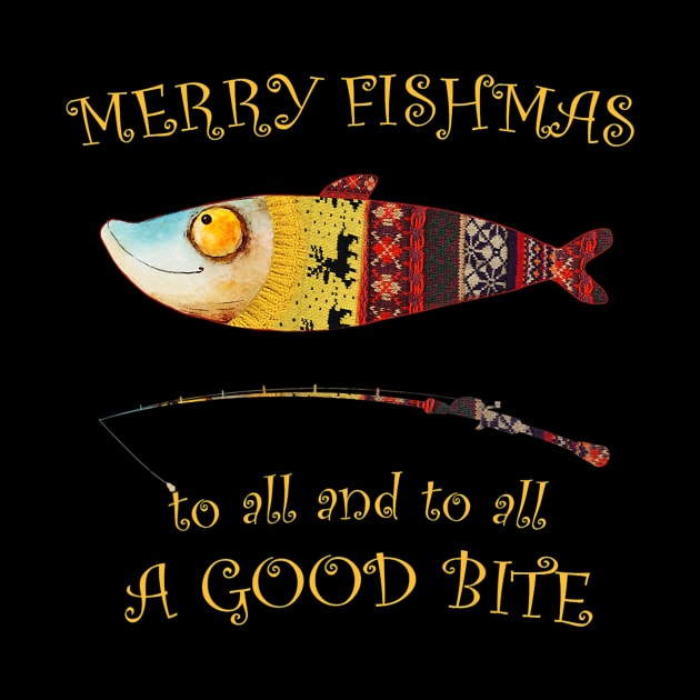 Christmas Fisherman's MERRY FISHMAS to ALL Christmas Fishing by kasperek