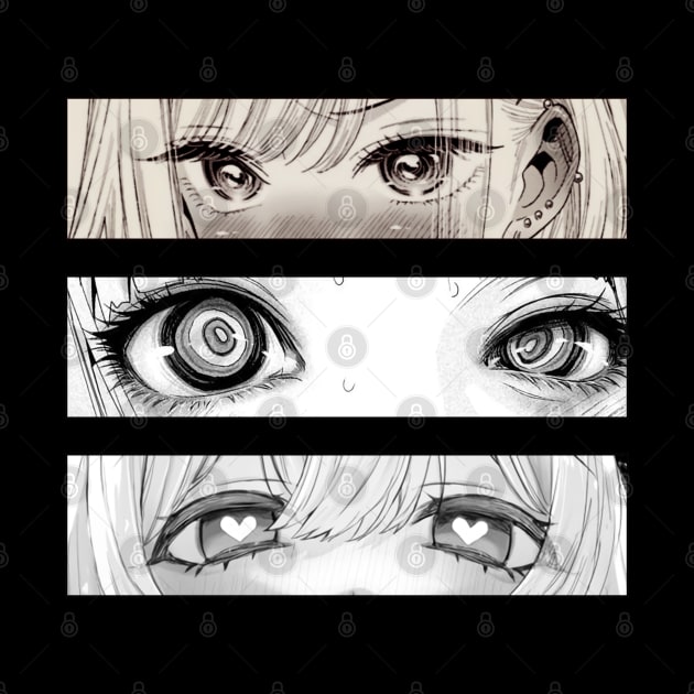 Lewd Manga Monochrome Eyes Bundle by cocorf