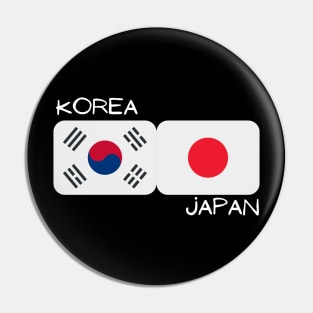 Korean Japanese - Korea, Japan Pin