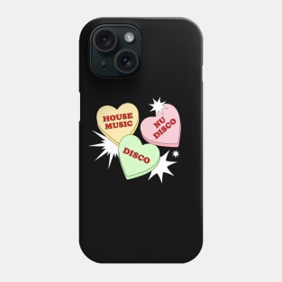 HOUSE DISCO NU DISCO - Candy Hearts Phone Case