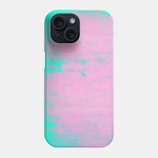 Pink green grunge Phone Case