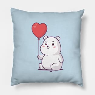 Baby Polar Bear Pillow