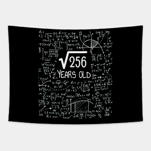 16th Birthday Square Root of Years Old Tapestry