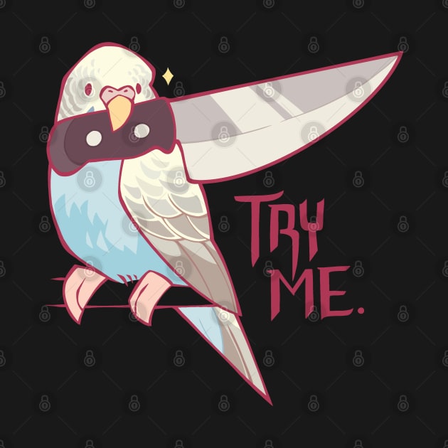 Female budgies are scary by Colordrilos
