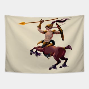 Centaur with spear and armor Tapestry