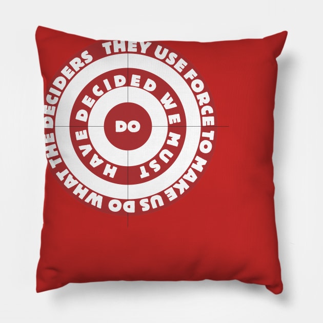 Rage against the Vaccine Pillow by WTFRED