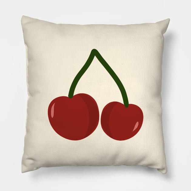 Cherries Pillow by Cherish-jpegg